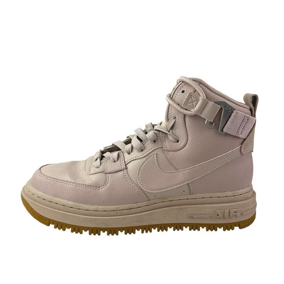 Nike Air Force 1 High Utility 2.0 Womens Pink Lace Up Athletic Sneakers Shoes 10 - Picture 1 of 6